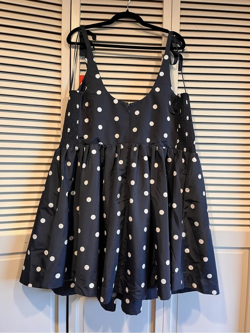 Old Navy - “The Occasions” Girls Navy Polka Dot Tie-Shoulder Dress - NWT!